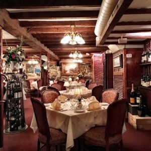 Main dining room at Massimo's ristorante