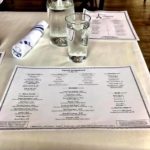 Table Setting & Menu