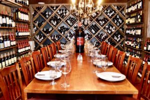 Downstairs Wine Room.