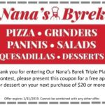 Nana’s Byrek Coupon